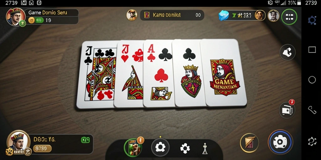 Screenshot gameplay Domino yang seru dan menyenangkan.