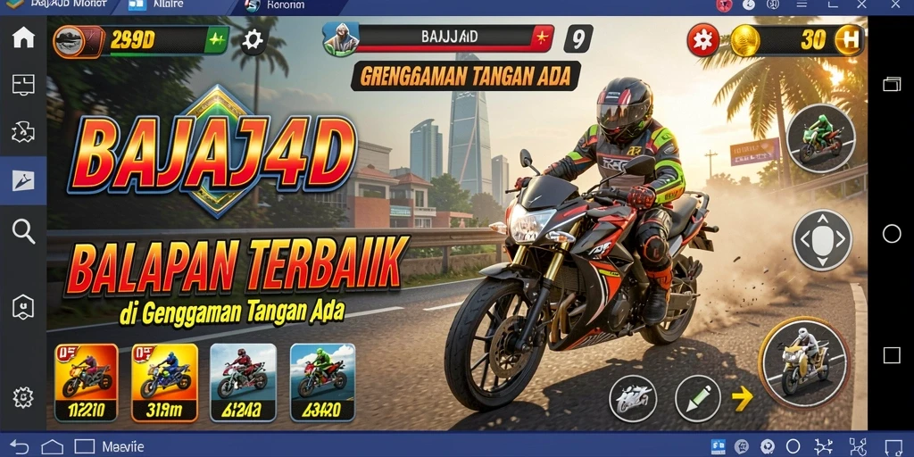 Tampilan menarik dari gameplay seru BAJAJ4D.