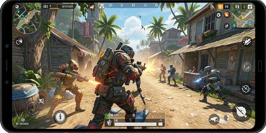 Gameplay C789 yang mendebarkan dalam pertempuran TPS.
