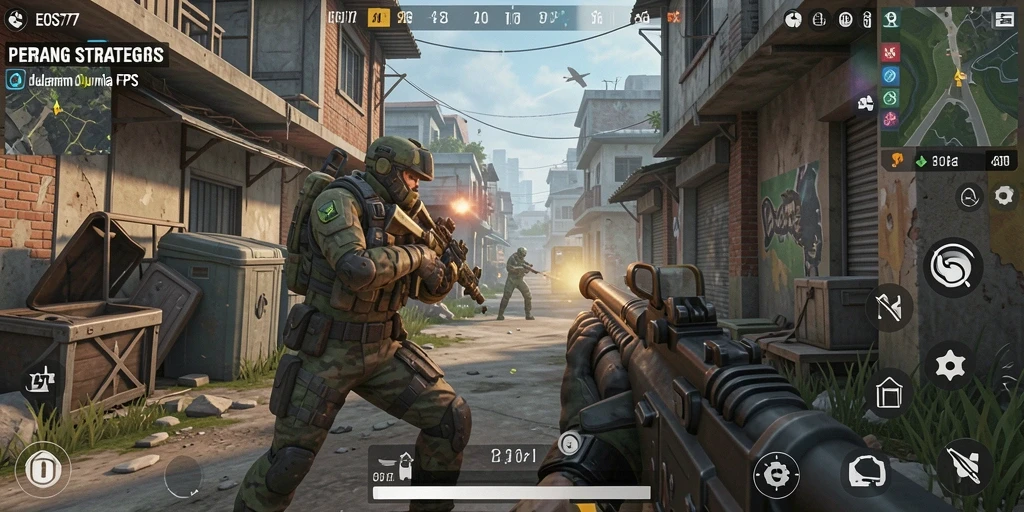 Gameplay intens di EOS77 dengan grafis realistis.
