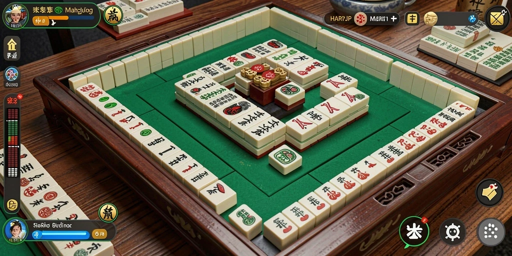 Tangkapan layar gameplay <strong>HARAPJP</strong> memperlihatkan berbagai ubin Mahjong dalam suasana yang menantang.