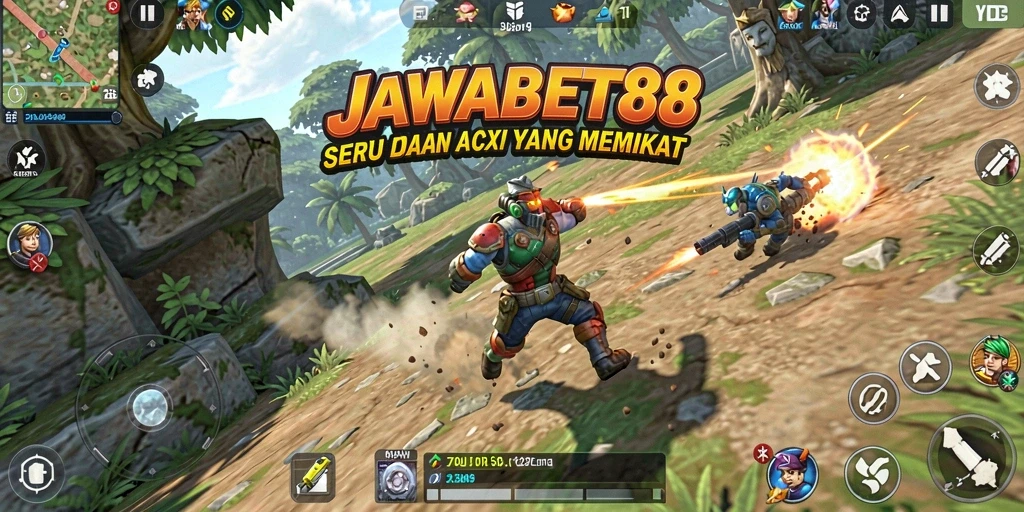 Tampilan permainan JAWABET88 yang penuh aksi dan grafik menawan.