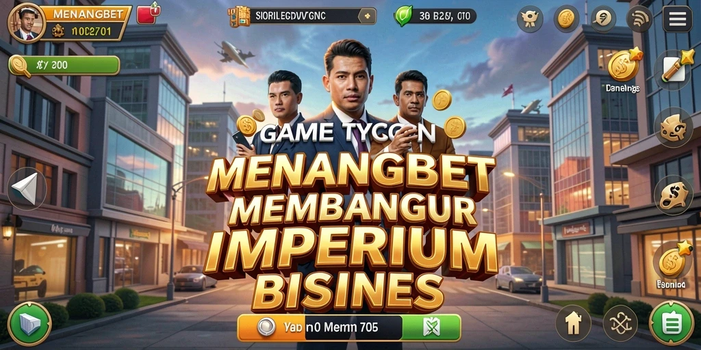 Tampilan gameplay <strong>MENANGBET</strong> yang seru dalam mengelola bisnis.