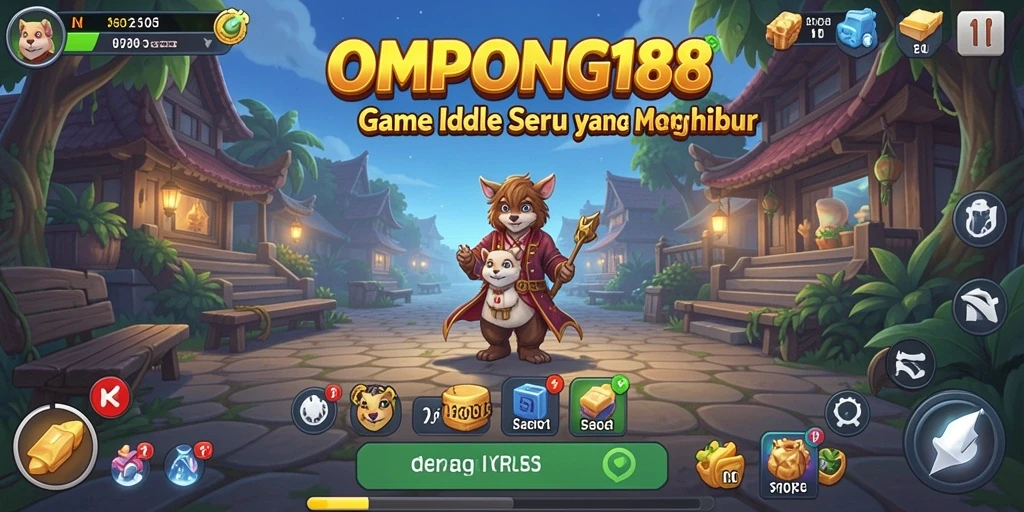 Tampilan gameplay OMPONG188 yang menarik dan menghibur.