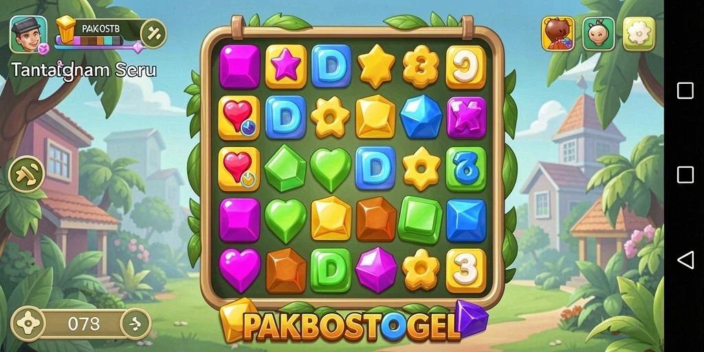 Tampilan gameplay seru dari PAKBOSTOGEL yang penuh warna.