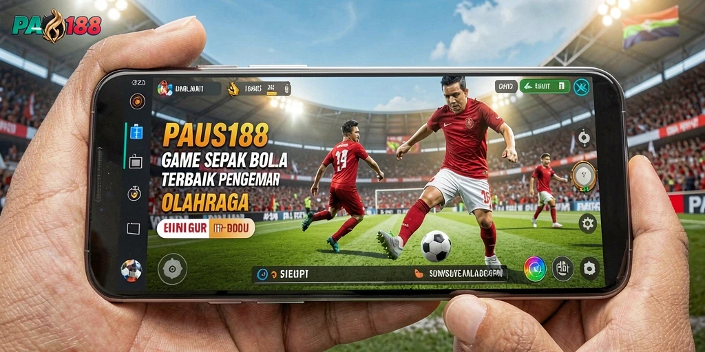 Tampilan gameplay PAUS188 yang menampilkan pemain beraksi di lapangan.