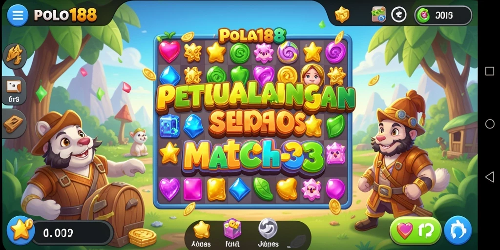 Tampilan menarik dari gameplay POLO188 yang penuh warna dan seru.
