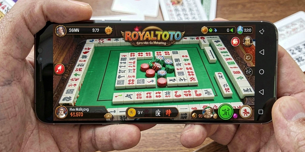 Tampilan menarik dari gameplay Mahjong di ROYALTOTO.