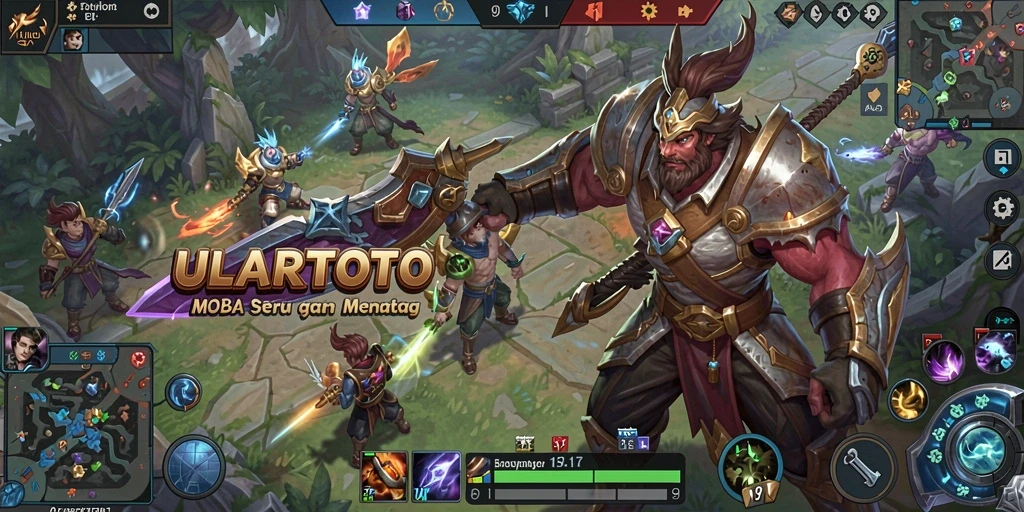 Tampilan gameplay ULARTOTO yang seru dan penuh aksi.