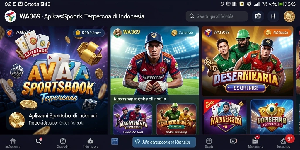 Screenshot gameplay WA369 menampilkan aksi taruhan olahraga yang seru.
